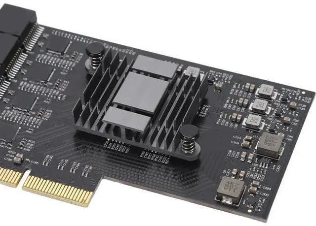 Alt view image 7 of 7 - 2.5Gb PCIe Network Card, 100/1000/2500Mbps Gigabit Ethernet Network Adapter with 8 LED Indicators, RJ45 PCI Express2.0 Ethernet Interface Adapter, for, for Linux, for