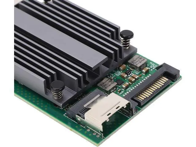 Alt view image 6 of 7 - Ethernet NIC Card, M.2 to 10Gb Ethernet Network Adapter B M Key 82599 1 Sfp Industrial Network Card for Server and Control Systems Win8 10 and More Supported