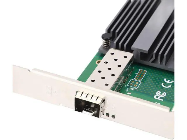 Alt view image 7 of 7 - Ethernet NIC Card, M.2 to 10Gb Ethernet Network Adapter B M Key 82599 1 Sfp Industrial Network Card for Server and Control Systems Win8 10 and More Supported