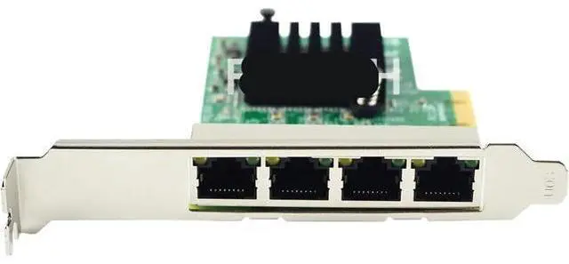 Alt view image 3 of 3 - RTL8111GN 4 Port 10/100/1000M PCIe x1 Gigabit Ethernet Network Card Adapter for Desktops RTL8111F Four Port(NA8111F-T4)