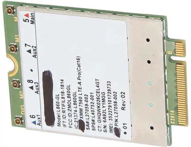 Main image of L860 GL Network Card, M.2 Adapter, 1Gbps DL 150Mbps UL, Full Band LTE Support, Easy Plug and Play for Win Laptop