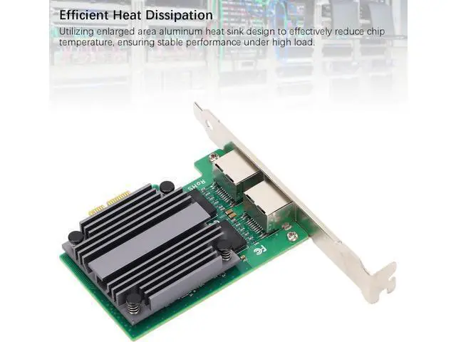 Alt view image 3 of 7 - 2.5G PCIe Network Card High Performance Adapter for Fast Data Transfer in Desktop and Server Systems