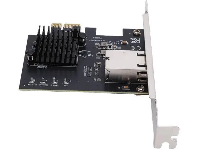 Alt view image 6 of 7 - Goshyda PCIe X1 10 Gigabit Network Card Diskless PXE 10Gb Ethernet Adapter Support for RTL8127AT Controller for Desktop Server
