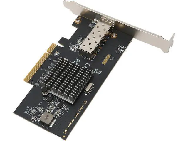 Alt view image 6 of 7 - 10Gb PCIE NIC Network Card, Single SFP Port, 82599EN Controller, PCI Express Ethernet LAN Adapter, Compatible with Multiple OS, High Transfer Rate for Stable Network Connect