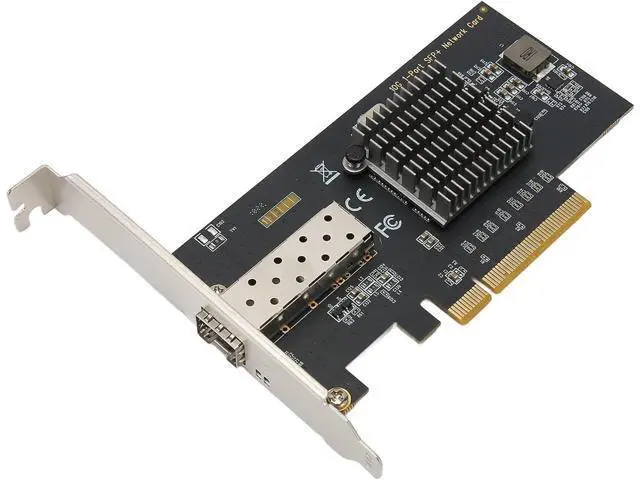 Alt view image 7 of 7 - 10Gb PCIE NIC Network Card, Single SFP Port, 82599EN Controller, PCI Express Ethernet LAN Adapter, Compatible with Multiple OS, High Transfer Rate for Stable Network Connect