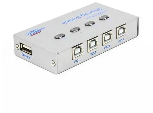 Main image of 4-in, 1-Out USB Synchronizer, 4-Port USB Multi-Computer AutomaticDNF Keyboard Mouse Shared Display/Distributor, USB Printer Sharing Device Controller