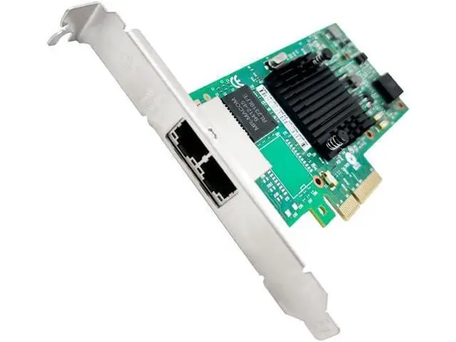 Alt view image 4 of 6 - PCIe Network Card, I350AM2 Dual Port Gigabit Ethernet Adapter, RJ45 NIC