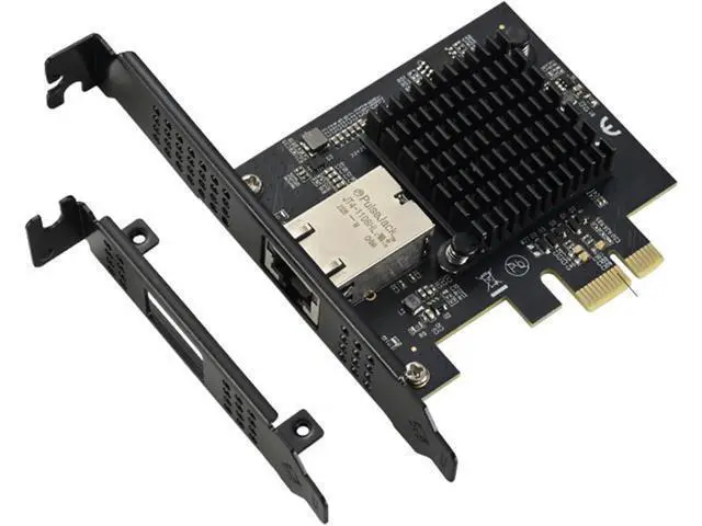 Alt view image 3 of 7 - Single Port RJ45 Networking Card PCIE Adapter 1G / 2.5.0G / 5.0G / 10Gbps Gigabit Ethernet Card