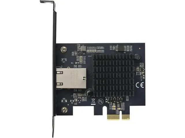 Alt view image 4 of 7 - Single Port RJ45 Networking Card PCIE Adapter 1G / 2.5.0G / 5.0G / 10Gbps Gigabit Ethernet Card