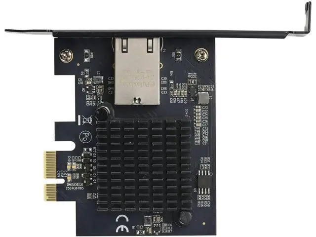 Alt view image 5 of 7 - Single Port RJ45 Networking Card PCIE Adapter 1G / 2.5.0G / 5.0G / 10Gbps Gigabit Ethernet Card