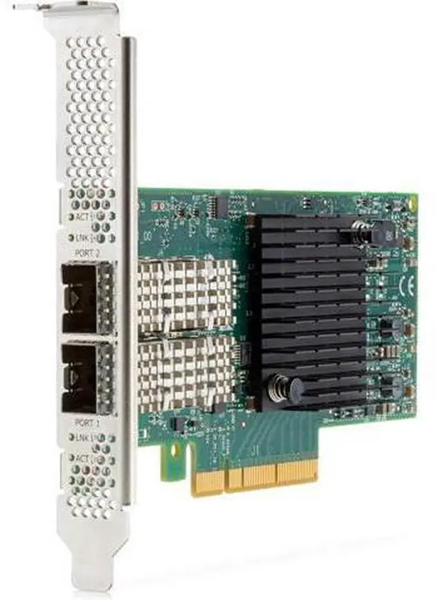 Main image of HPE Ethernet 10/25Gb 2-Port 640SFP28 Adapter - PCI Express 3.0 x8-2 Port(s) - Optical Fiber