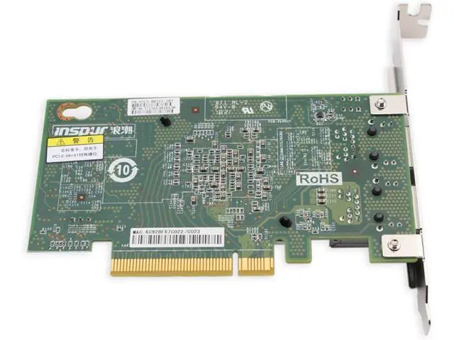 Alt view image 2 of 5 - 10G X540-T2 Ethernet Network Card Double Port Copper RJ45 Chipset PCIe x8 10G Port Support for NAS Extend Adapter