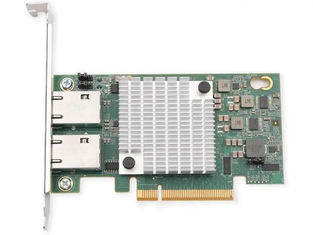 Alt view image 5 of 5 - 10G X540-T2 Ethernet Network Card Double Port Copper RJ45 Chipset PCIe x8 10G Port Support for NAS Extend Adapter