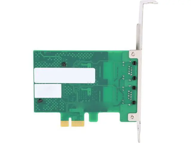 Alt view image 7 of 7 - Gigabit Network Card Dual RJ45 Ports 10/100/1000Mbps PCIe Ethernet Adapter, Gold Plated Connector with Heatsink for Desktop PC, Wired High Speed Network Card for Gaming Server