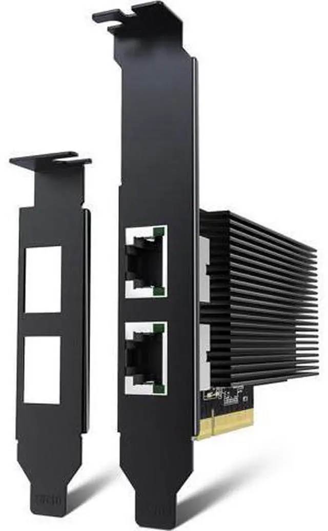 Main image of 10G Network Card Dual RJ45 Port, YuanLey 10G Base-T Ethernet Card with Intel X540 Conrtoller, PCIE to 10Gb RJ45 Ethernet Adapter NIC Compatible with PCI Express X8,X16, for Windows, Linux OS, VMware