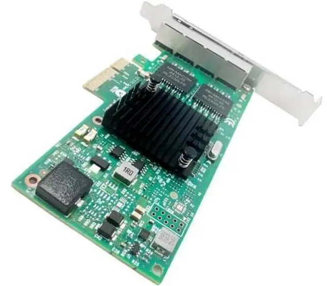 Alt view image 4 of 7 - 4-Port Gigabit Network Card, PCIe x4, RJ45 Ethernet Adapter, 1Gb/s I350AM4 Chipset