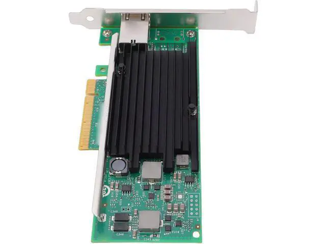 Alt view image 6 of 7 - 10Gb PCIE Network Card, Equipped with X540 T1 Chip Single RJ45 Port Ethernet Adapter 100MbE, with Intelligent Offload Technology