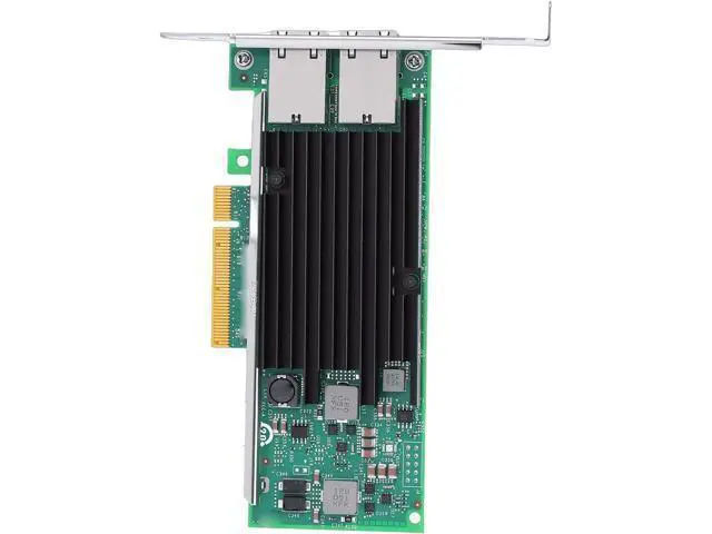 Alt view image 7 of 7 - 10Gb Dual RJ45 Port Network Card, X540 T2 Controller PCIe Ethernet Adapter with Heat Dissipation Design, for Servers