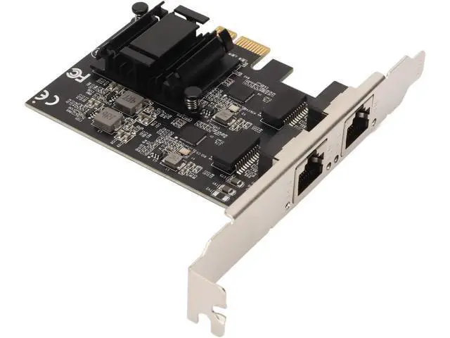 Alt view image 2 of 7 - Port PCIe Network Card with RTL8125BG Chip, 2.5Gbps Transmission for Desktops, PC Servers, Wide OS Compatibility, Internet Adapter