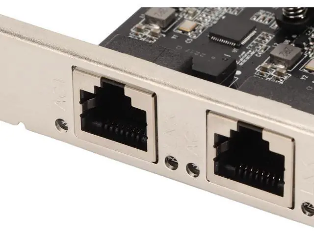 Alt view image 4 of 7 - Dual Port PCIe Network Card, 2.5ase T PCIe Internet Adapter with RTL8125BG Chip, 2500 1000 100Mbps Ethernet Card for Desktops PC Servers, Wide Compatibility with d Linux
