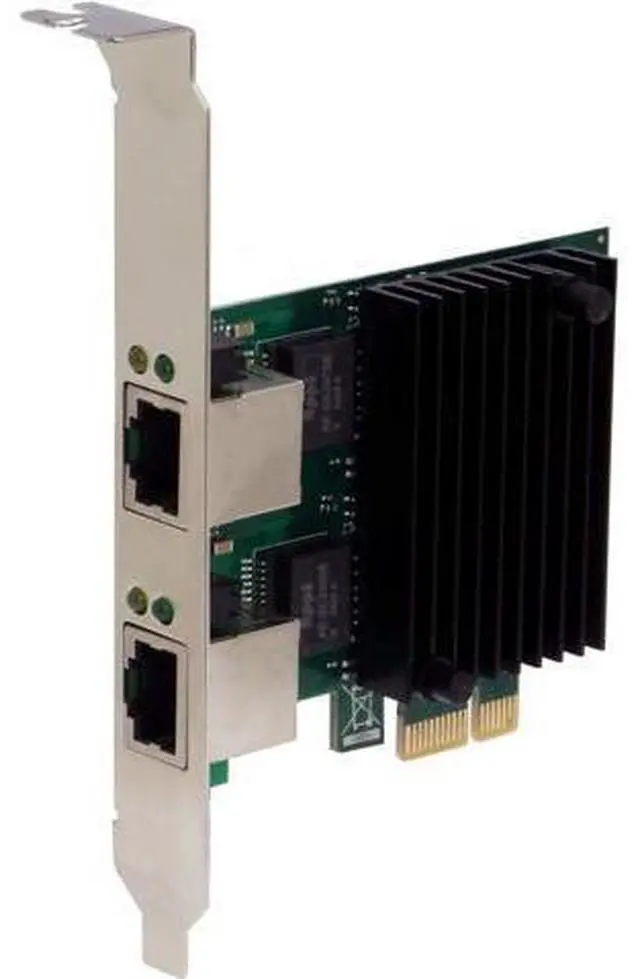 Alt view image 2 of 2 - Sedna - PCI Express 2 Ports 10/100/1G/2.5G Ethernet Adapter with Low Profile Bracket (RTL8125)