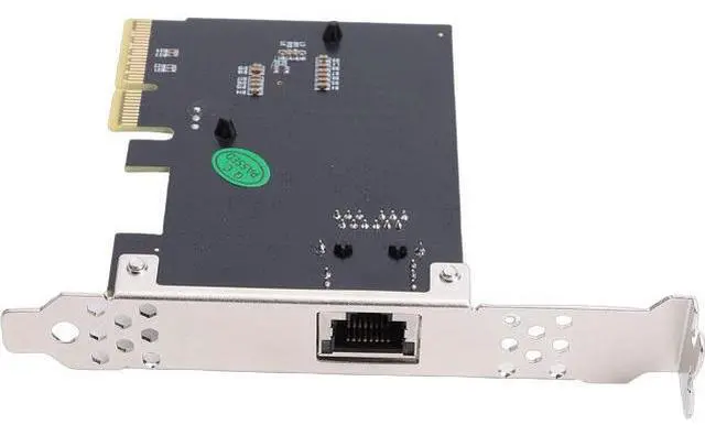 Alt view image 7 of 7 - Jiawu PCIe 4X Gigabit Network Card, 10Gbps Bandwidth Backward Compatible 10Gbps PCIe Network Card, 4X Ethernet Adapter with Low Profile Bracket for Desktop Server NAS