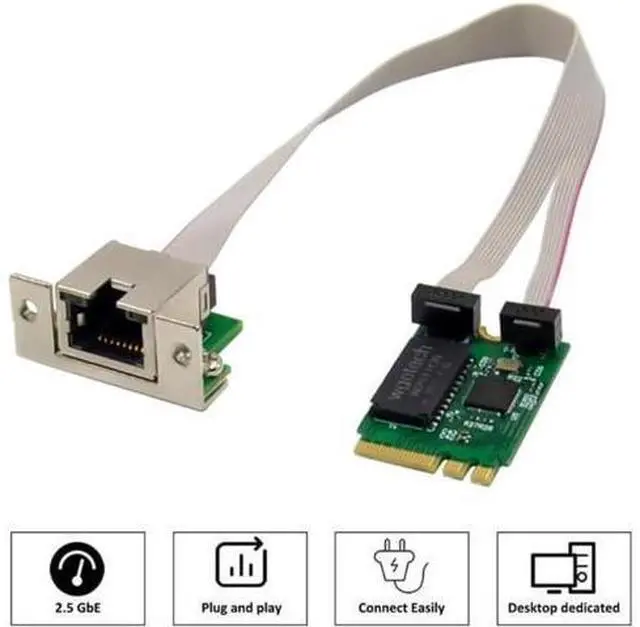Alt view image 4 of 7 - M.2 2.5G Ethernet Card RTL8125B Industrial Control Networks Card Industrial PCIExpress Networking Adapter M.2 2.5G Adapter