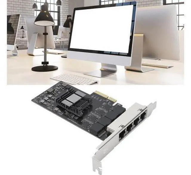 Alt view image 4 of 7 - 2.5Gb PCIe Network Card, 100/1000/2500Mbps Gigabit Ethernet Network Adapter with 8 LED Indicators, RJ45 PCI Express2.0 Ethernet Interface Adapter, for, for Linux, for