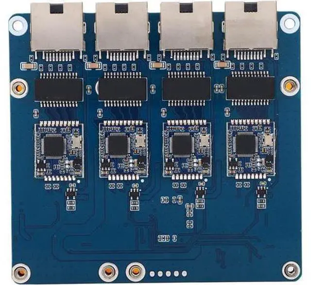 Alt view image 7 of 7 - PCIe to 4 Port 2.5G Ethernet Expansion Board, High Speed Network Adapter, with Realtek RTL8156 Chipset, for Ras Pi 5, Stable Data Transfer