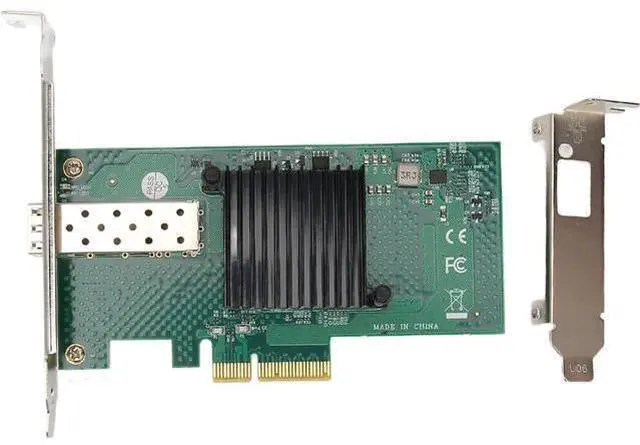 Main image of PCIe Network Card 10000Mbps High Speed Gigabit Server Adapter with 82599EN Controller PCI Express X4 5.0GT SFP LC Optical Fiber for Win Server Linux VMWare ESXi