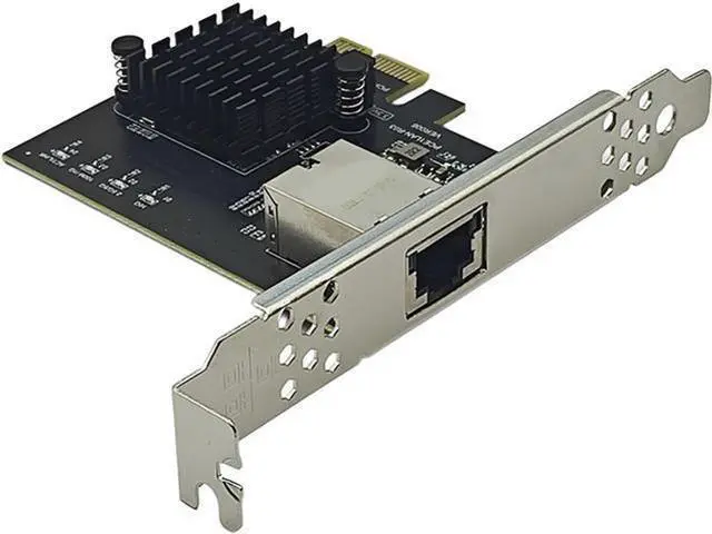 Main image of 10Gbps PCIE4.0 1X RJ45 Gigabit Servers Networking Card RTL8127AT Chip Low Profile Bracket for Desktop Accessories Networking Adapter
