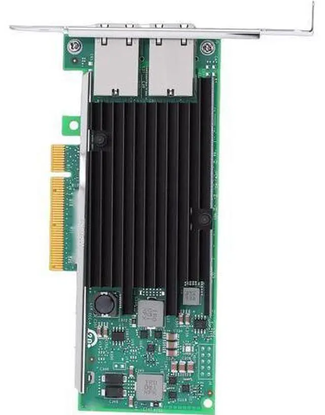Alt view image 6 of 7 - Zunate 10Gb Dual RJ45 Port PCIe Network Card with X540-T2 Controller, PCIe 3.0 X8 Ethernet Server Adapter,RJ45 Port Network Card for Server, VMware, Data Center