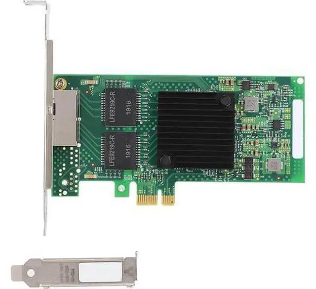 Main image of I350 - T2V2 PCIe x1 Double Port Gigabit Ethernet Network Card, Server Network Adapter with Gold - Plated PCIe Interface, for Data Center and Enterprise Server Use