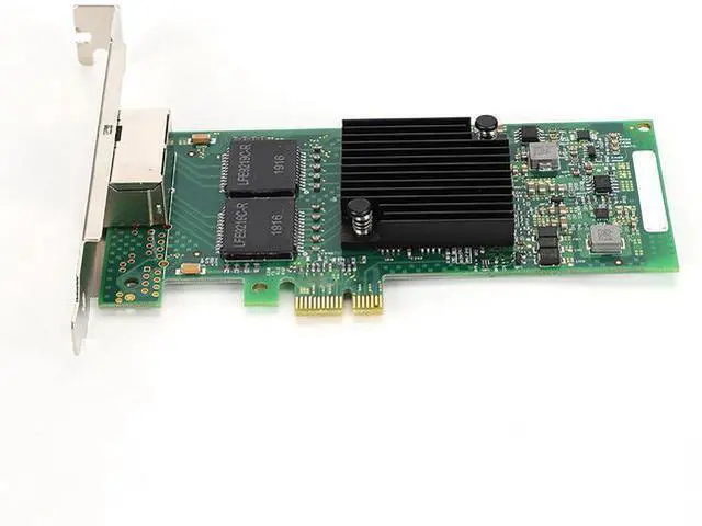 Alt view image 2 of 7 - I350 - T2V2 PCIe x1 Double Port Gigabit Ethernet Network Card, Server Network Adapter with Gold - Plated PCIe Interface, for Data Center and Enterprise Server Use