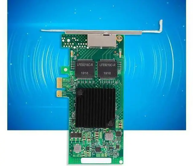 Alt view image 7 of 7 - I350 - T2V2 PCIe x1 Double Port Gigabit Ethernet Network Card, Server Network Adapter with Gold - Plated PCIe Interface, for Data Center and Enterprise Server Use