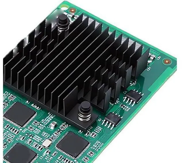 Alt view image 7 of 7 - Yunseity Gigabit Ethernet PCIe Network Card, 4 Port RJ45 PCI Express 2.1 x1 Adapter with Slim Full Height Bracket, for Server Desktop Industrial Applications