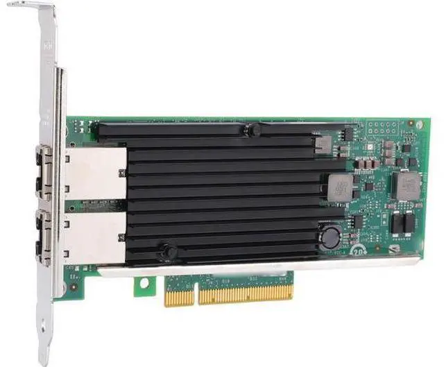 Alt view image 7 of 7 - ciciglow X540T2 Dual Port 10 G b E Network Card, PCIe 3.0 X8 RJ45 Ethernet Adapter with Profile Bracket, for W Server Data Center