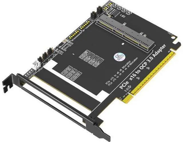 Main image of Flexible PCIe 5.0 X16 to OCP NIC3.0 Networking Card Adapter for Workstations Servers Adapter