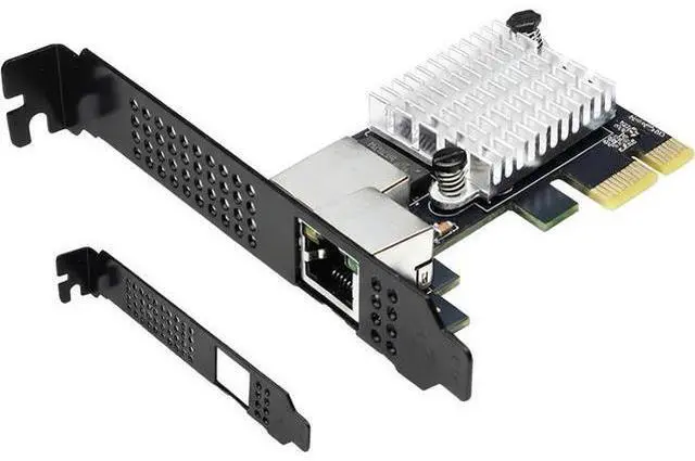 Main image of 10G PCIe Network Card with Single Port PCIe 4.0 X1 RJ45,10 Gigabit Ethernet Adapter with Realtek8127(PXE) Multi-Gigabit Network Speeds 10G/5G/2.5G/1Gbps for Servers PCs Windows Linux