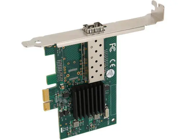 Alt view image 5 of 7 - PCIe X1 Single SFP Port Network Card, 1000Mbps LC Port, PCI Express Ethernet LAN Adapter, Supports Freebsd, VMWare ESXi, 7/8/10, Server 2008/2012/2016, with