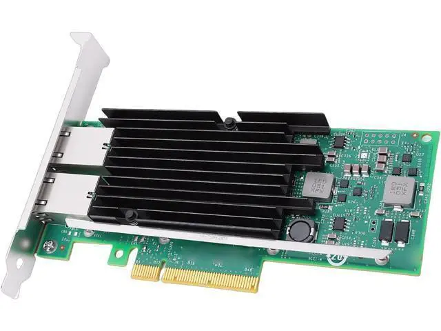 Alt view image 7 of 7 - Naroote 10Gb Dual RJ45 Port Network Card with X540-T2 Controller Support Upgraded Controller Stable and Reliable Operation for Servers PCIe Ethernet PCI E Ethernet LAN Adapter