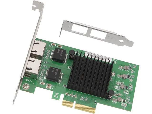 Alt view image 3 of 7 - PieceIe Networking Card PieceIE Ethernet Adapter Two Port RTL8125B Chip Low Power Consumption for Fast Speed Networking Expans