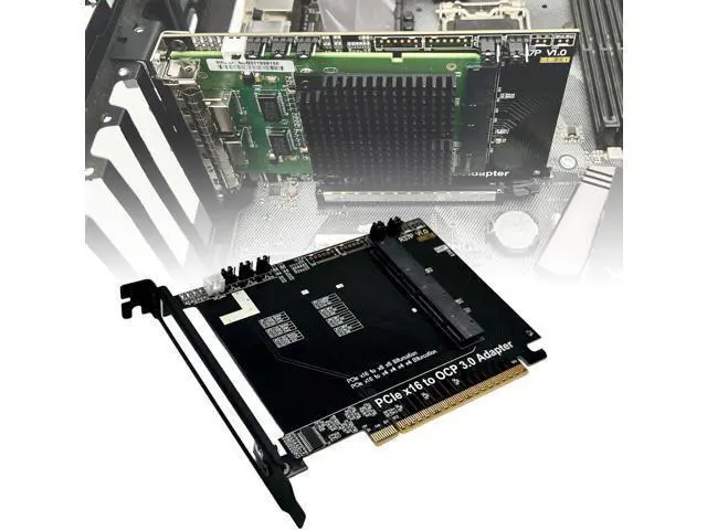 Alt view image 4 of 7 - Robust PCIe X16 to GenZ 4C+ SFFTA-1002 OCP NIC Adapter, Networking Card for Seamless Server Integration
