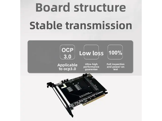 Alt view image 7 of 7 - Robust PCIe X16 to GenZ 4C+ SFFTA-1002 OCP NIC Adapter, Networking Card for Seamless Server Integration
