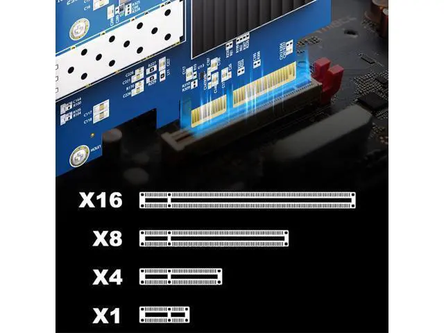 Alt view image 5 of 7 - 10G pieceIe3.0 Fiber Networking Card SFP+ Port Fast Speed Servers Adapter for Data Center and Networking - Optimizat