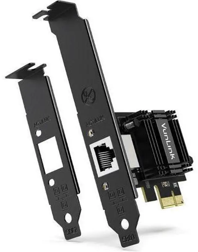 Main image of 10Gb PCIe Network Card, VunLink 10GbE RJ45 Ethernet Card with Realtek RTL8127AT, Multi-Gig 10G/5G/2.5G/1G NIC Adapter for PC, NAS & Server, PCIe 4.0 x1, Windows 10/11/Linux