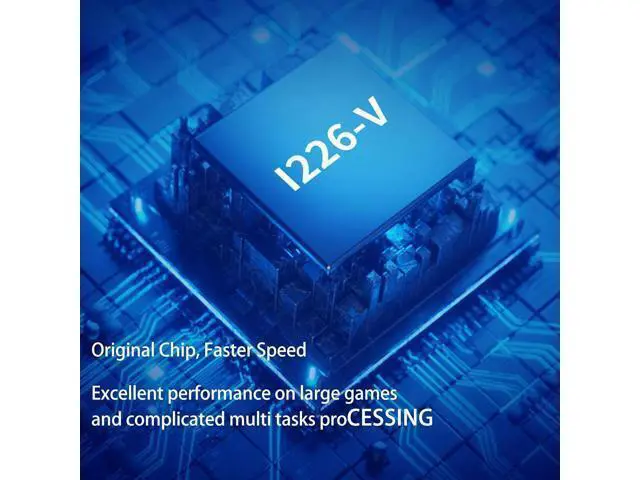 Alt view image 5 of 7 - PCIe Network Card 2.5Gbps Dual Port I226-V Chip Gigabit Ethernet Adapter RJ45 LAN Card for Desktop Server PC Aluminum Alloy Includes Low Profile Bracket