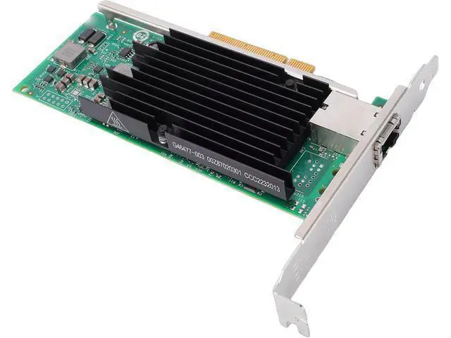 Alt view image 2 of 7 - 10Gb PCIe Card, X540 T1 Controller, RJ45 Port, 10 100 1000Mbps Ethernet Adapter, Single Copper Port, with Intelligent Offload Technology, for VMware