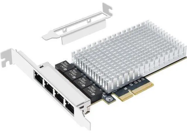 Main image of Quad-Port 2.5gb Gigabit Network Card with RTL8125B PCIe X4 Ethernet Adapter 4*RJ45 Port LAN INC Cards Support ESXi, Soft Routing, PXE Boot, Network Aggregation Server