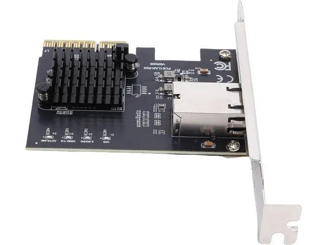Alt view image 4 of 7 - Generic PCIe 4X Efficient Gigabit Network Card for Desktop, Server, and NAS 10Gbps Ethernet Adapter, Stable Connection for Enterprise Users Material: PCB